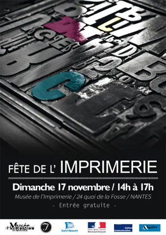 Affiche Musée de l'imprimerie - Léa Poisson
